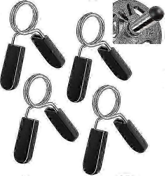 Spring Clip Collars for 1-Inch (25mm) Smooth Dumbbell Handle or Standard Weight