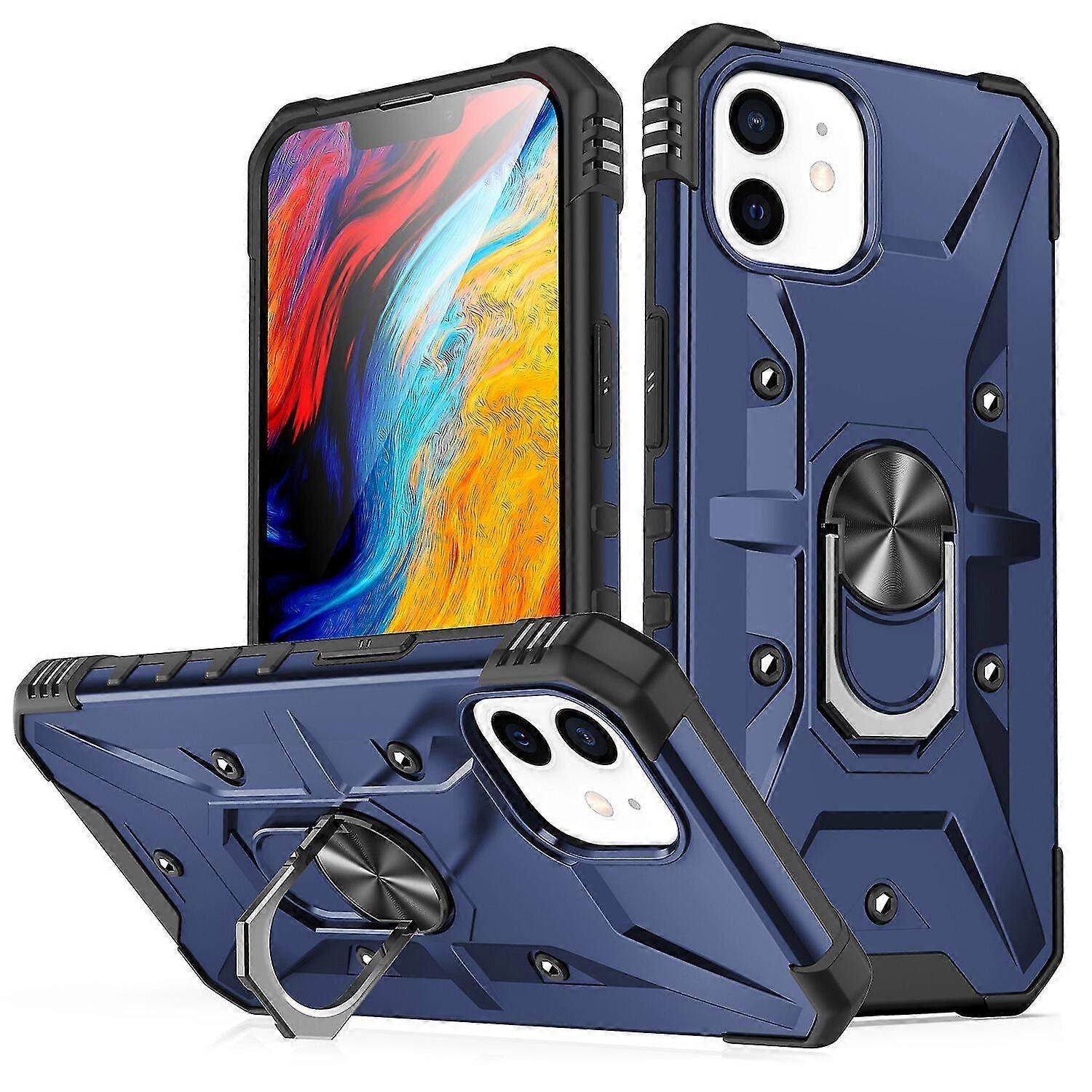Shockproof Magnetic With Ring Holder Cover Case For
