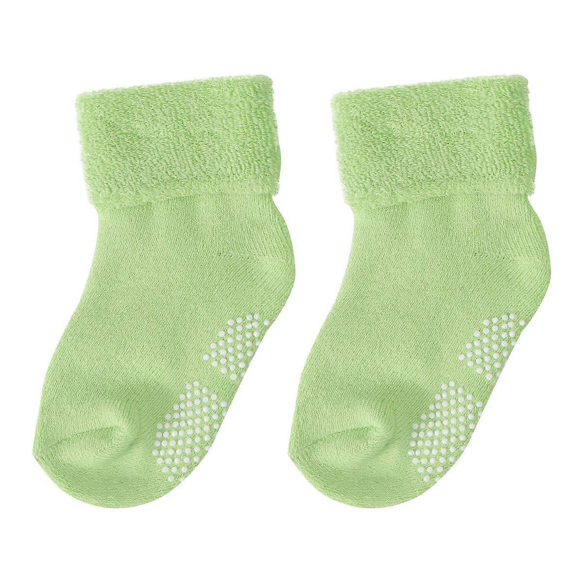 Children's Socks Winter Use Thickening Loose Mouth Cotton Socks Size M For Boys And Girls Pair