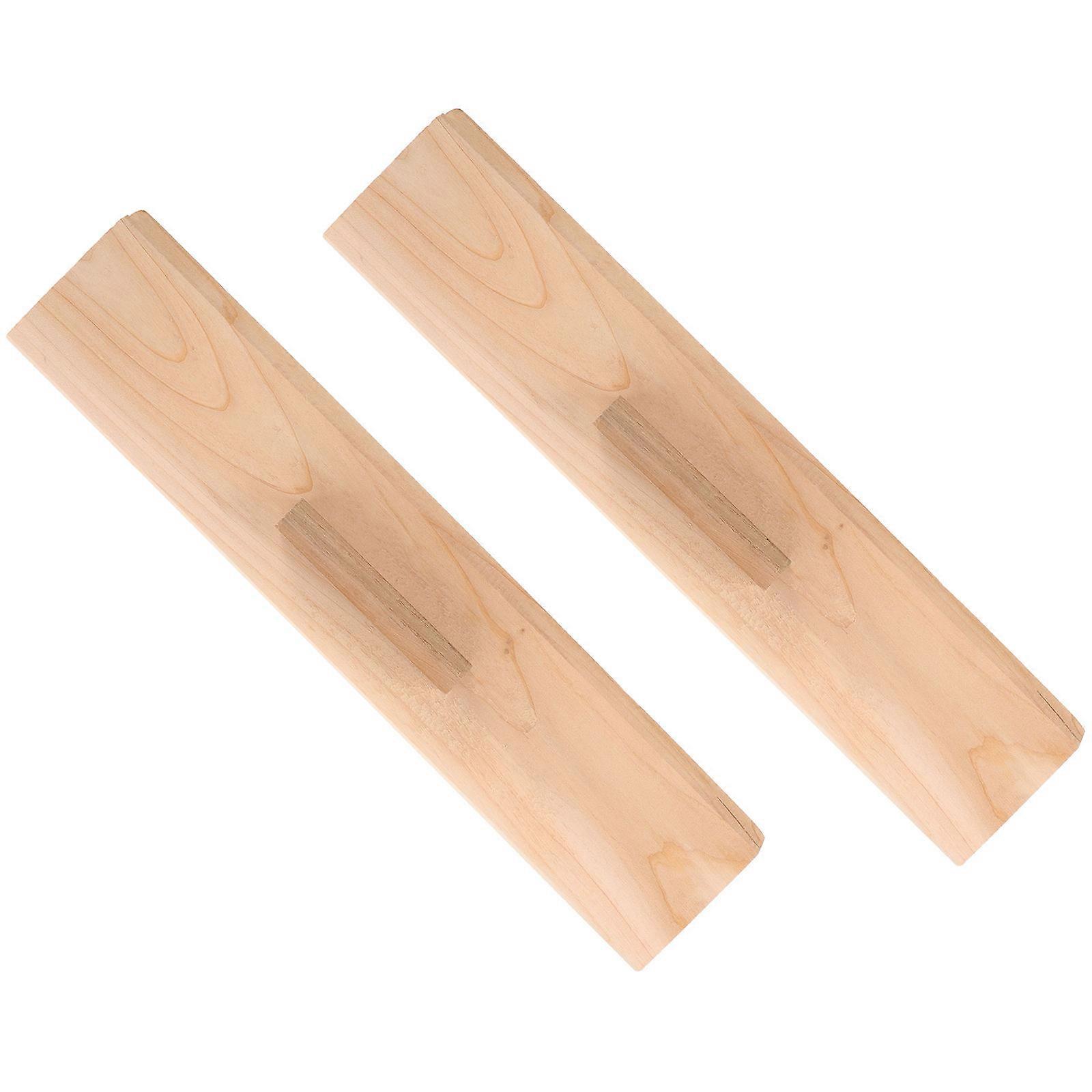 2pcs Wooden Folding Quilt Boards Practical Auxiliary Tool