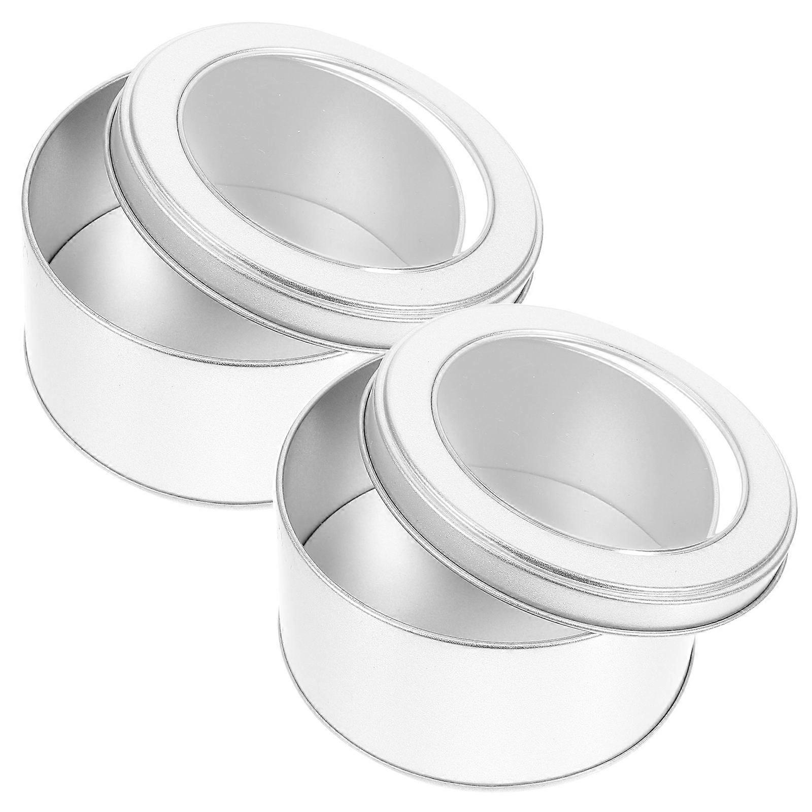 2pcs Golf Ball Holders Desktop Cases Tinplate for Gifts