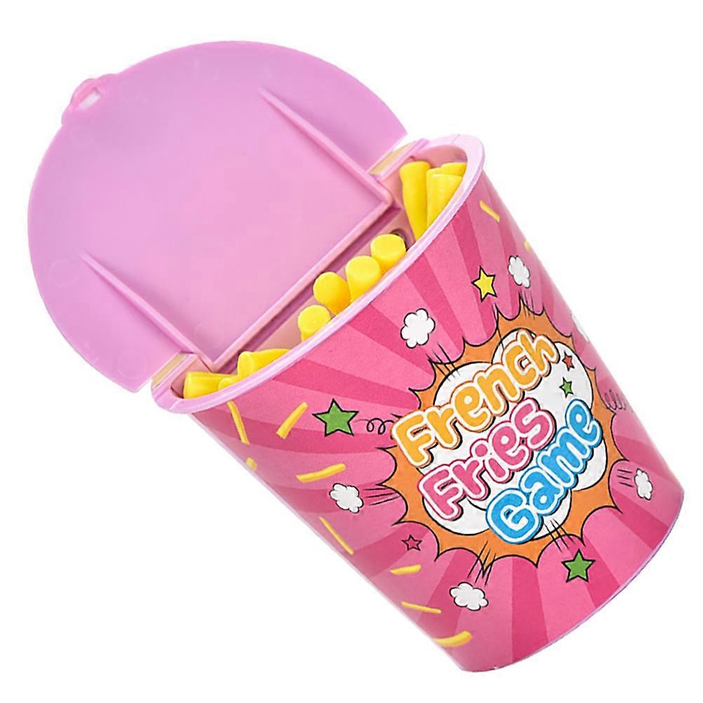 Funny French Fries Game Toy for Parties with Assorted Color Plastic Design, Perfect for Family Fun and Play Size 3.5 Inch