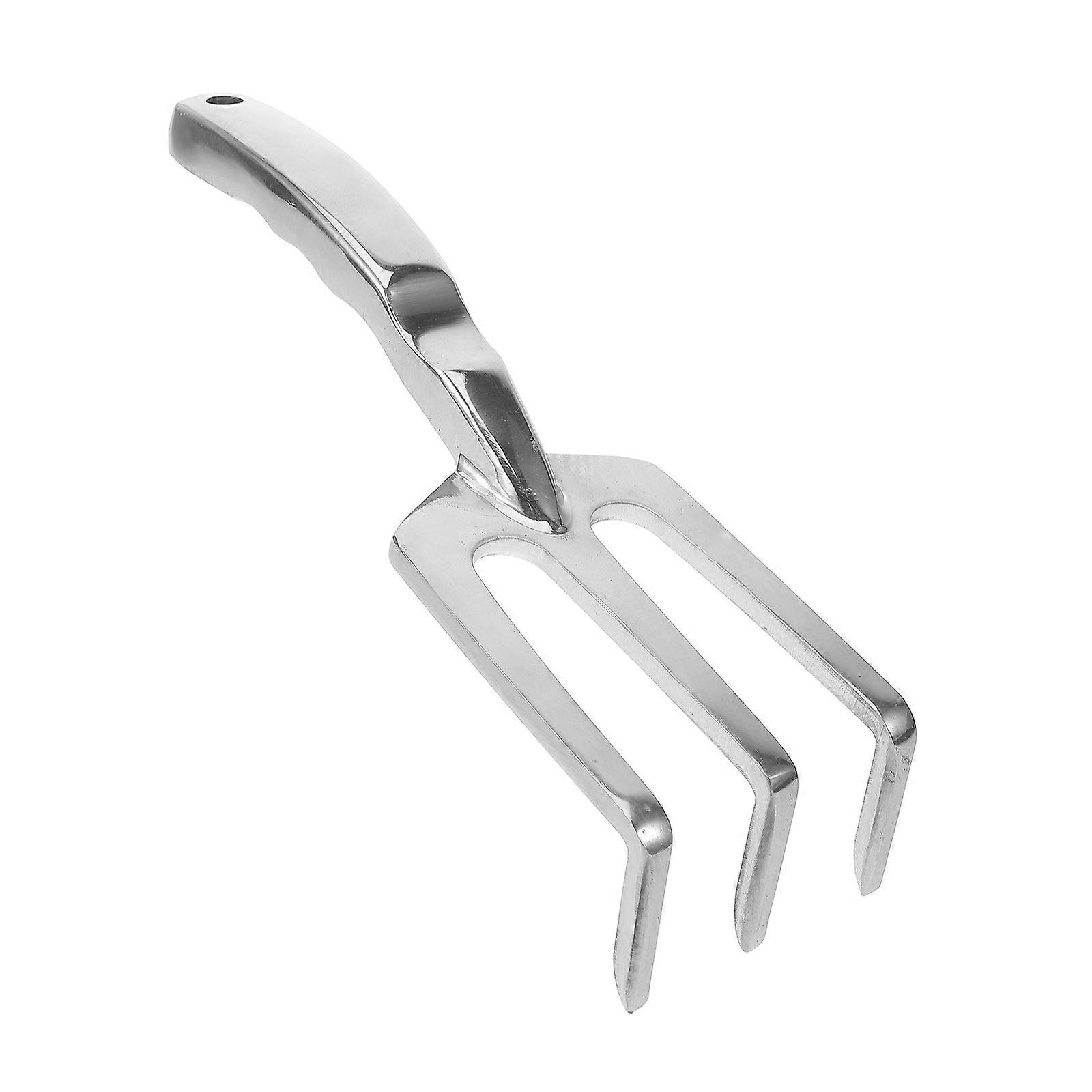 Gardening Rake Made of Aluminium Alloy for Digging and Planting Lightweight and Durable 10.5 inches