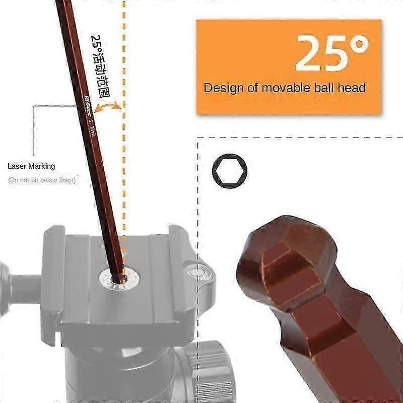 2025 Hex Key Wrench Set, Individual Hex Keys Tool for Hexagonal Screws