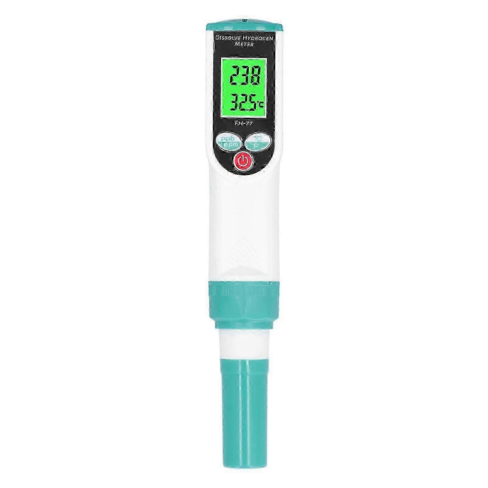 For High Accuracy Dissolve Hydrogen Meter Electrode LCD Display Water Quality Tester