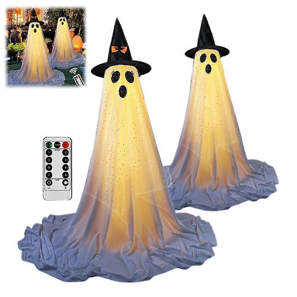 Porch Ghost with Mesh Screen,create a spooky atmosphere at night, bring mystery