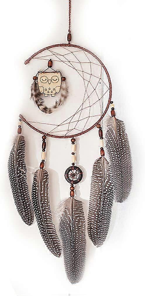 Brown Owl Dreamcatcher - Wall Hanging Decor