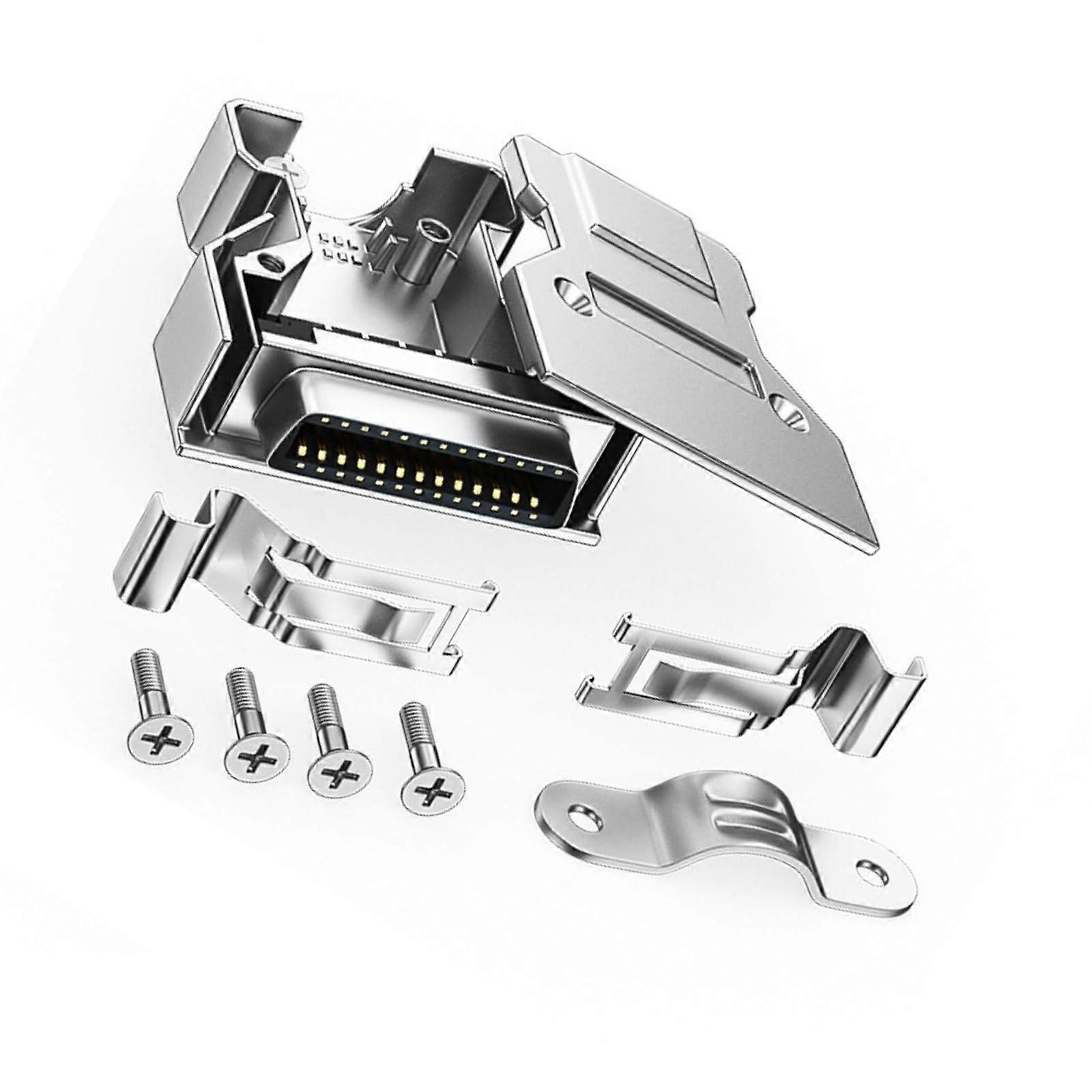 Standard SCSI Connector Solder Plug Set CN14 to CN68 Pin Options with Metal Housing and CN26 Female Compatibility