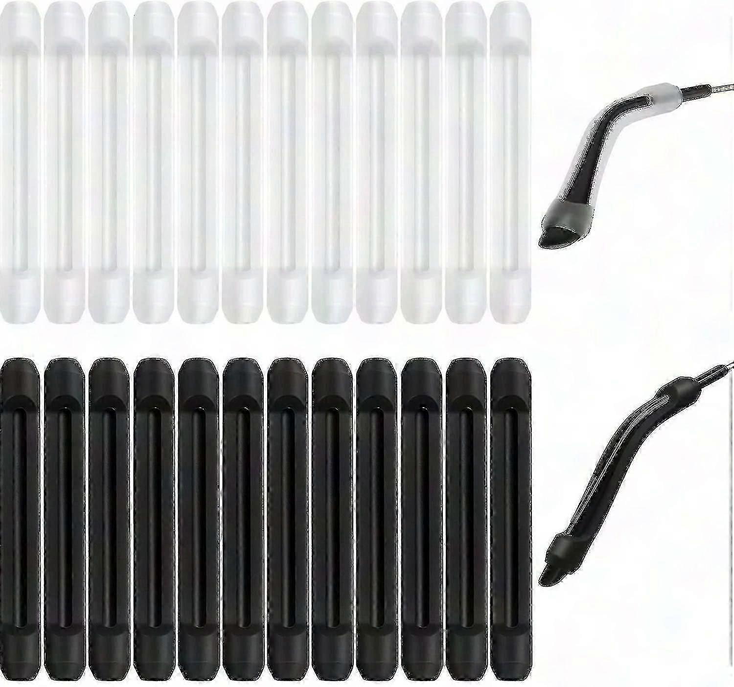 メガネ用シリコンイヤークッション12ペア - 滑り止めメガネパッド、イヤーフック、老眼鏡用ストラップホルダー(カラーセット2)