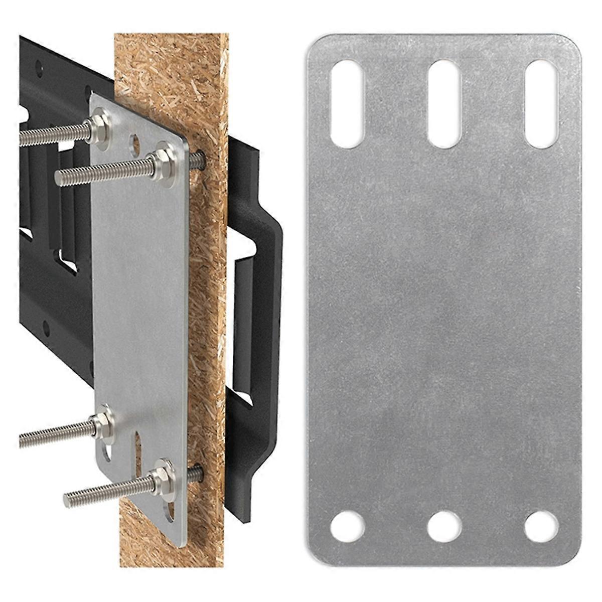 12PCS Cargo E Track Plate Heavy Duty E-Track/X-Track Mounting Back Plate, E Track Accessories with Installation Kit