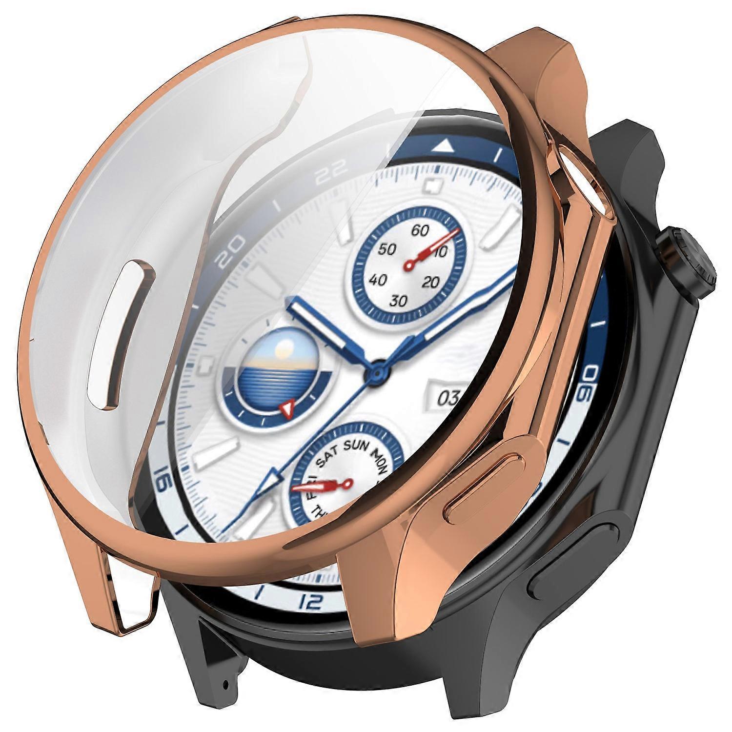 For Oppo Watch X/OnePlus Watch 2 Case Full Coverage Electroplating TPU Watch Cover