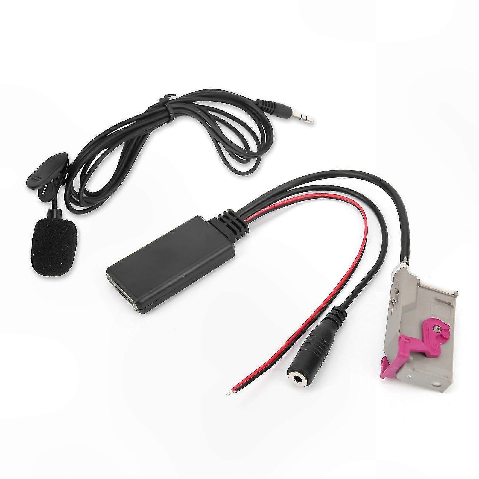 Bluetooth 5.0 AUX Adapter with Microphone for Car o Systems