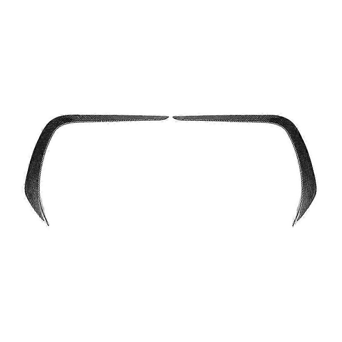 New Front Bumper Splitter Cover and Fog Light Trims for BRZ 2021-2024 - Carbon Fiber Compatibility