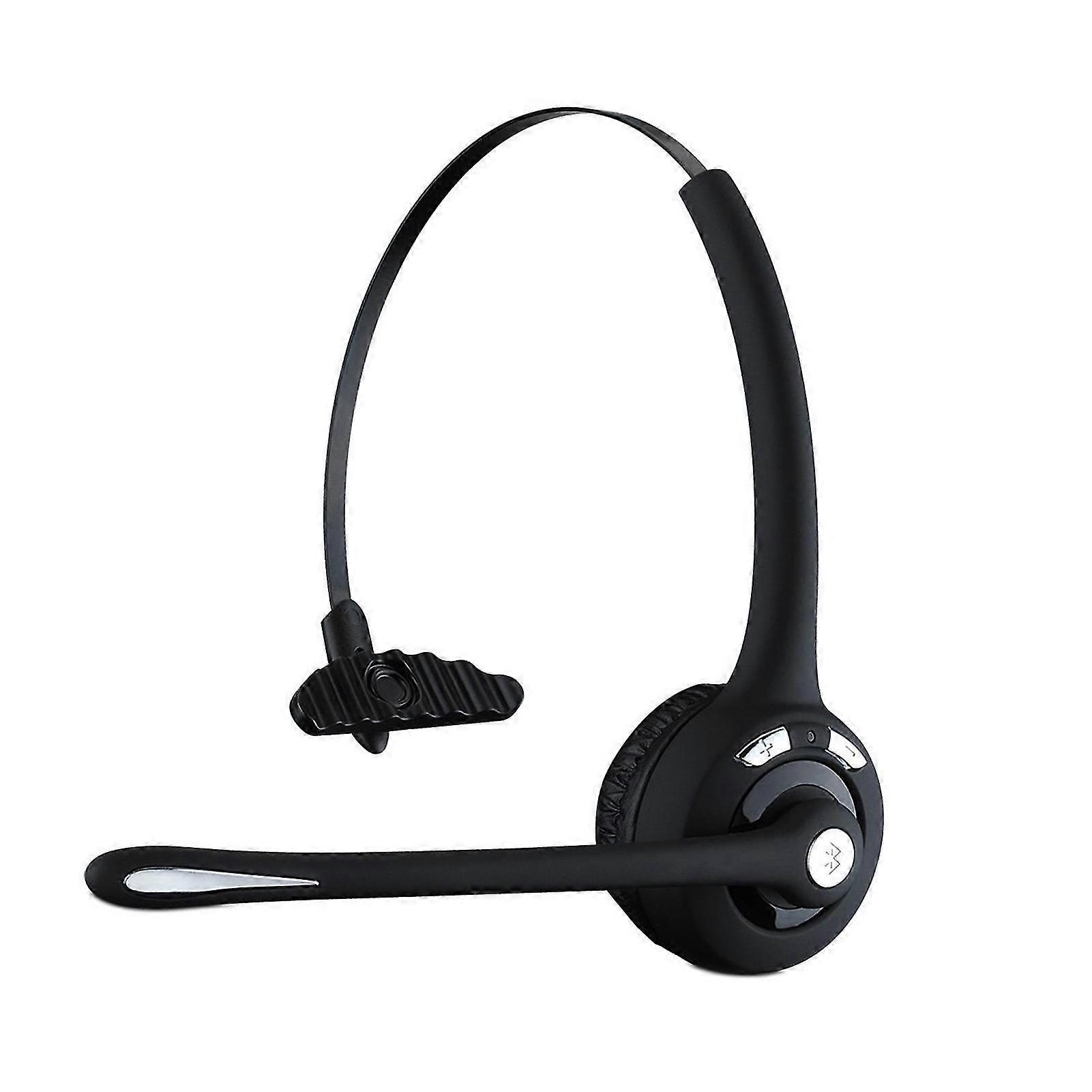 Over-the-ear Bluetooth-compatible Headset With 4x Anti-noise Technology & Clear Sound Quality For Operator Driver Business Headset