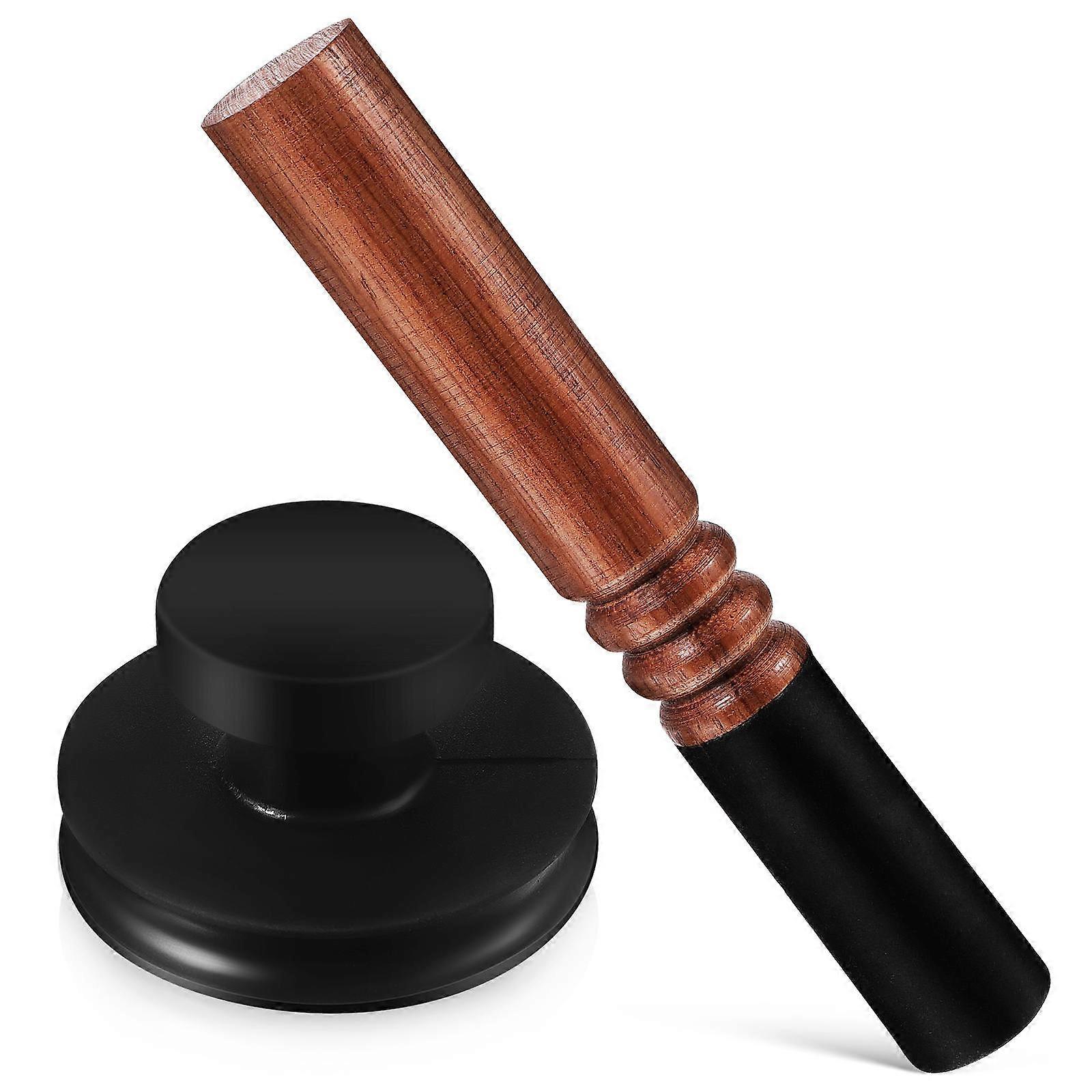 Buddha Sound Bowl Suction Cup Handle with Wrapped Stick for Lifting Singing Bowl Easily 3.5 Inches