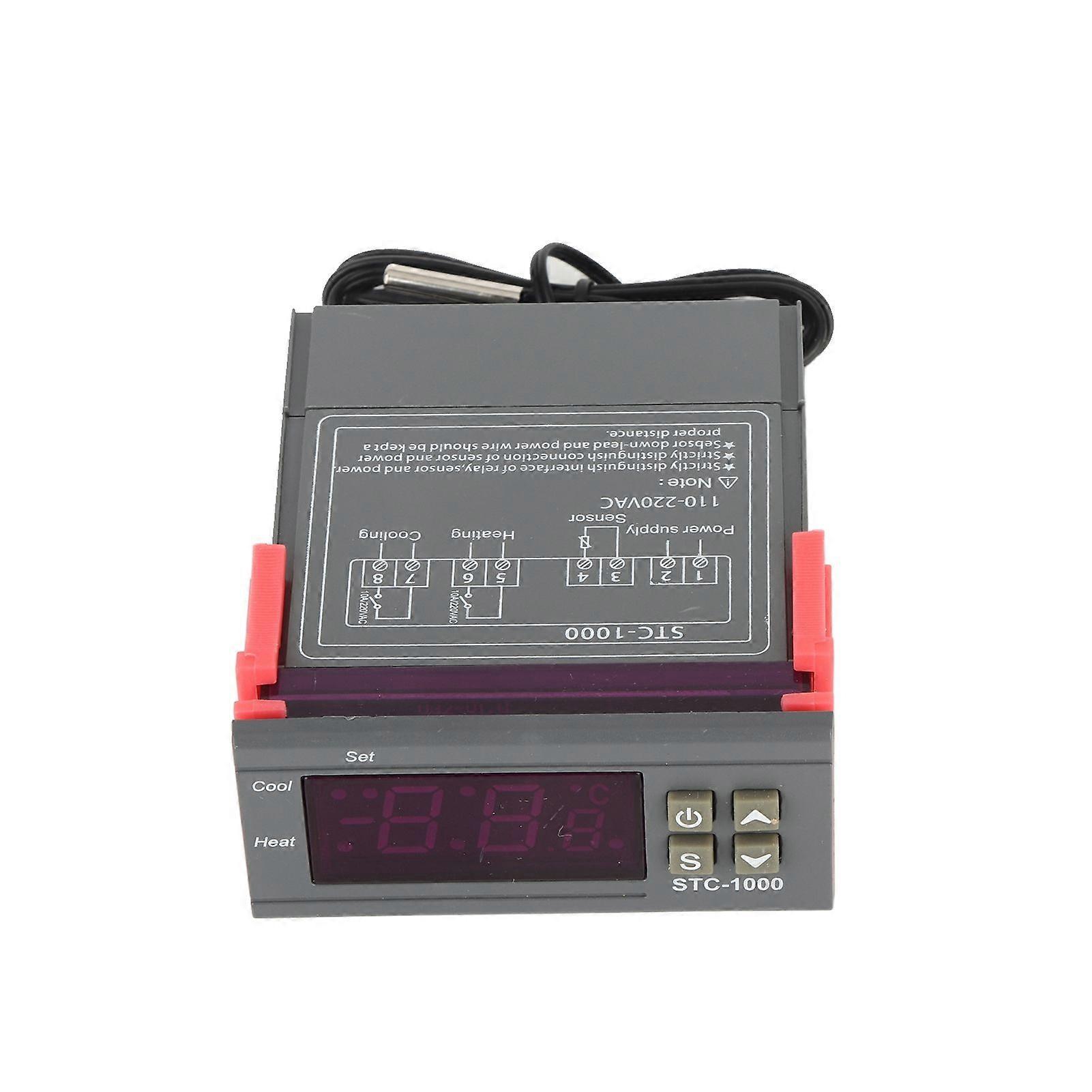 Digital Temperature Controller Temp Sensor Electric Thermostat Control 110220V
