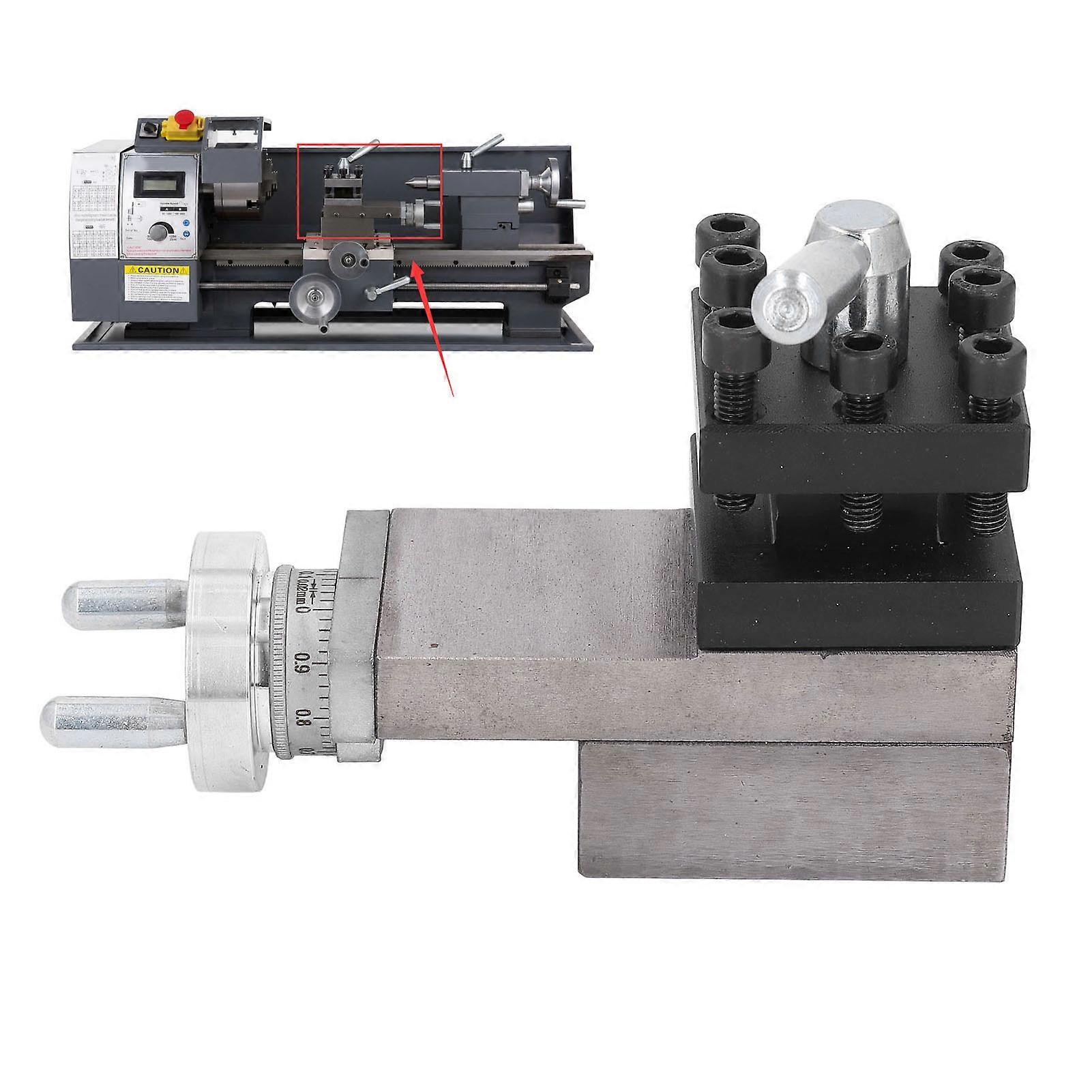 Mini Lathe Tool Holder Clamp 60x60mm Cast Iron Slider 120mm