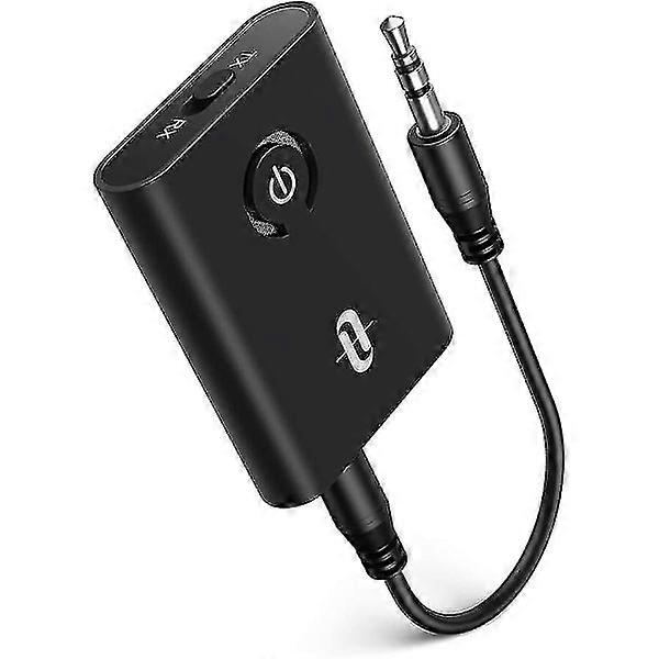 Bluetooth 5.0 Sender/Empfänger, Taotronics 2-in-1 Wireless 3,5mm Audio Adapter (aptx Low Latency