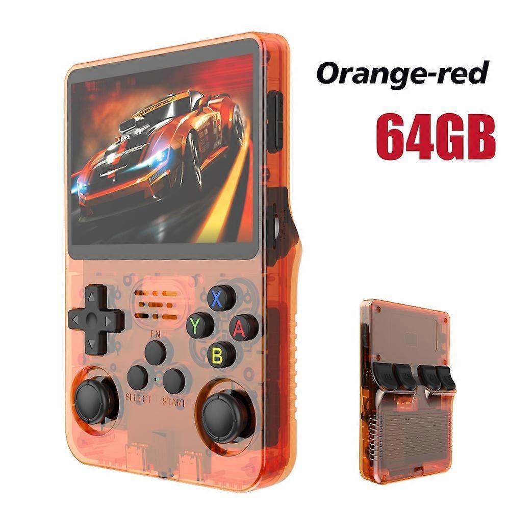 128G Open Source R36S Retro Handheld Video Game Console Linux System 3.5 Inch IPS Display Portable Vid