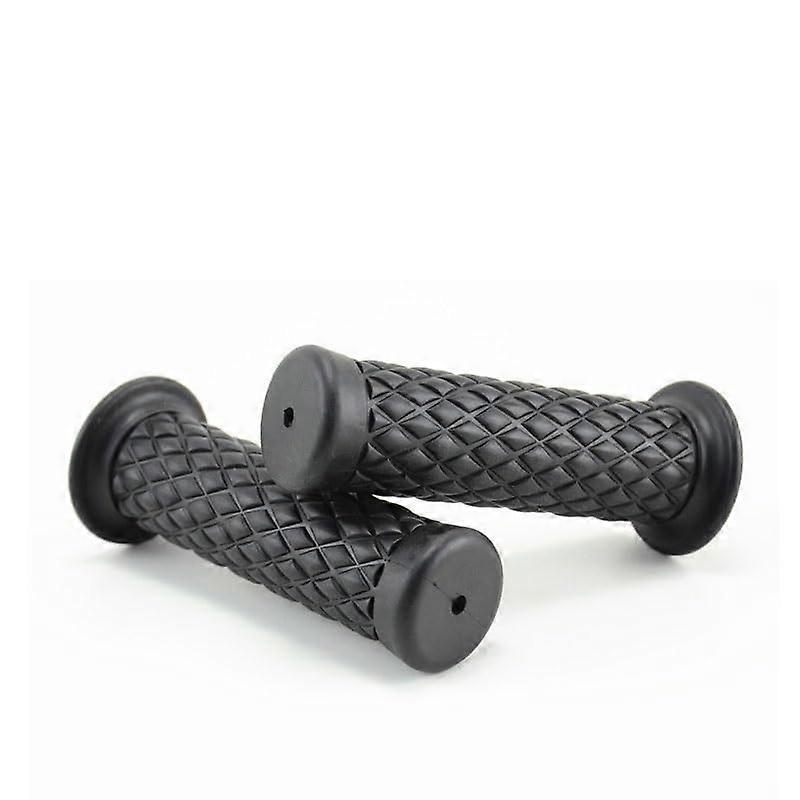 Handlebar Grips Brown Motorcycle Cross Grips Left And Right Rubber Handlebar Parts Classic Style