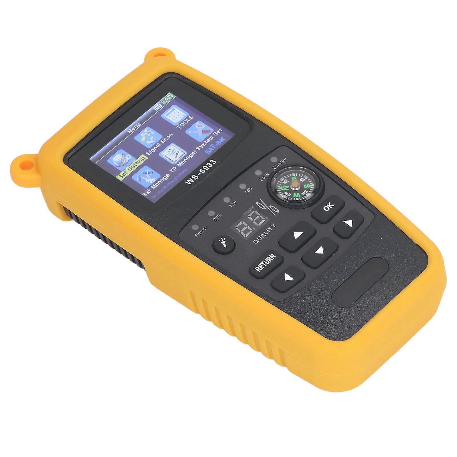 Satellite Finder 2.1 Inch Color Screen Digital Signal Meter with Compass