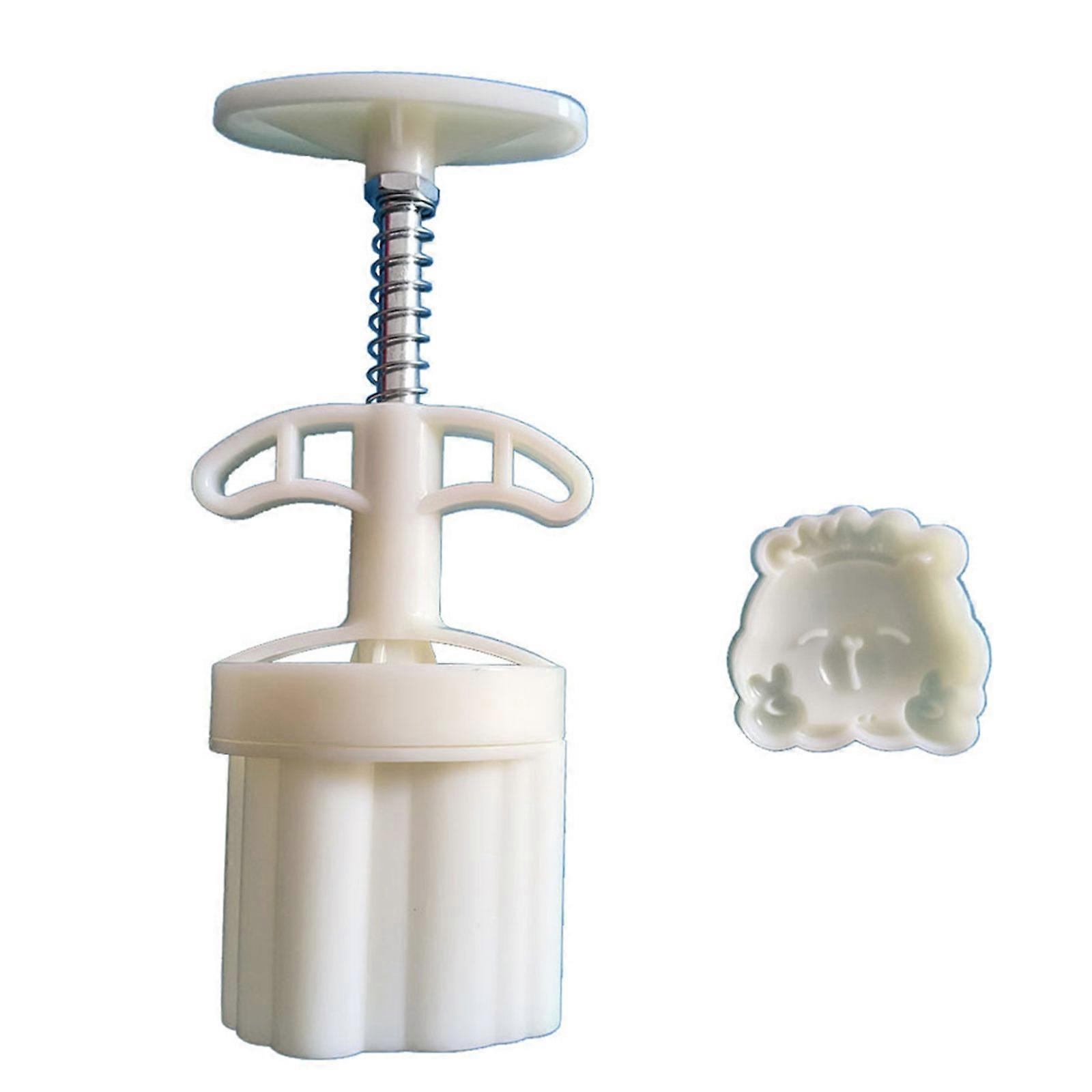 Cartoon Capybara Shape Mooncakes Press Baking Molds Nontoxic ABS Construction Simple Operation For Creative Kitchen Tool Multicolor