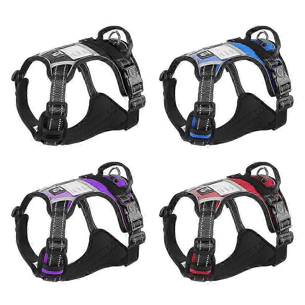 No Pull Dog Harness Adjustable Safety Nylon Small Medium Large Pet ...