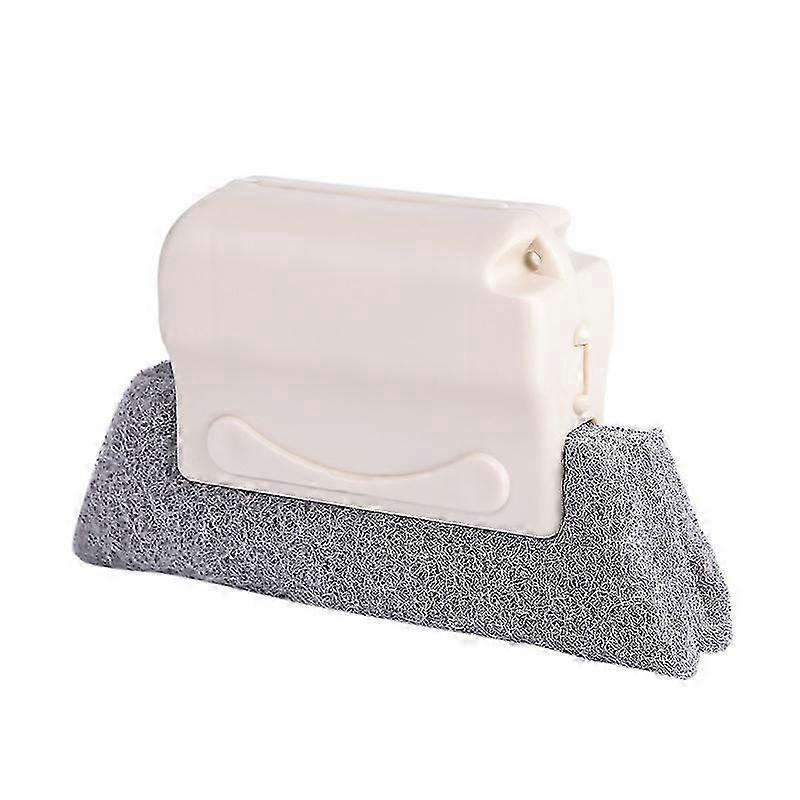 New 2-Piece Handheld Crevice Cleaning Kit for Quick Cleaning of Window Slides and Gaps