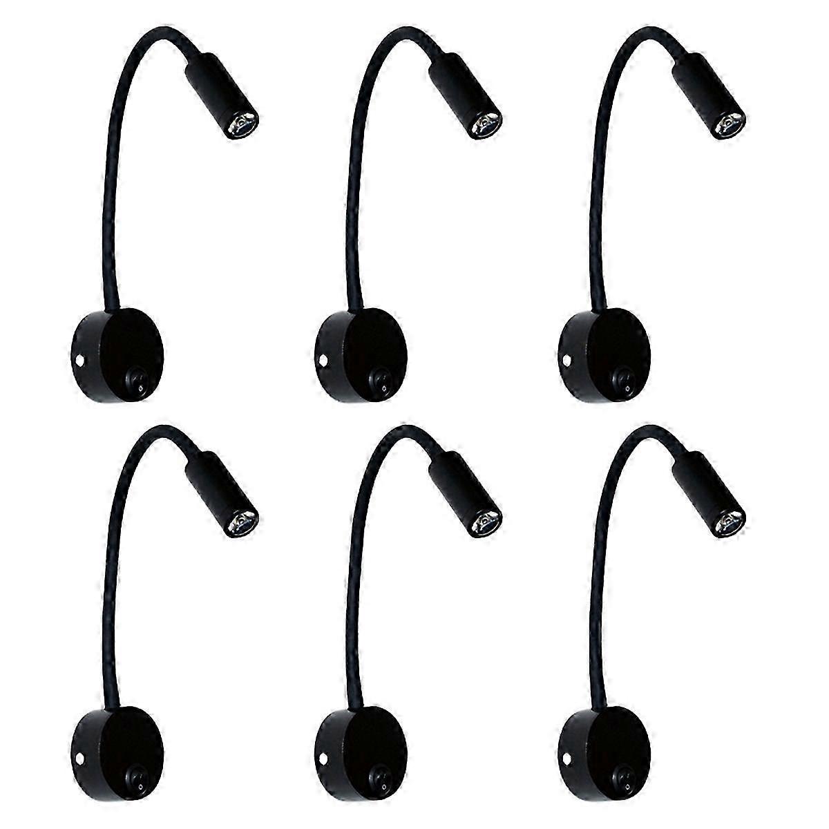 6PCS Bedside Working Study Reading Lamp Wall Lamp Sconces 3W