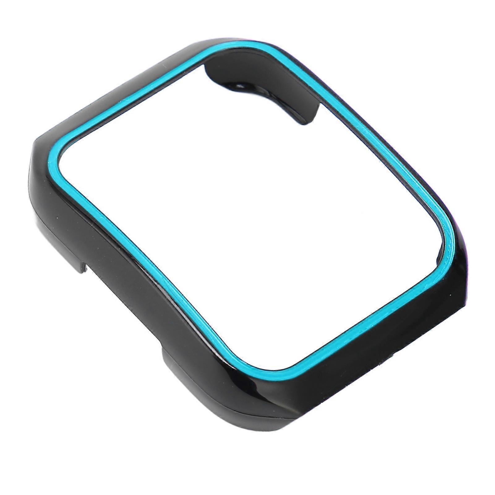 Scratch Resistant PC Protective Case for Watch 3 Pro, Black Blue