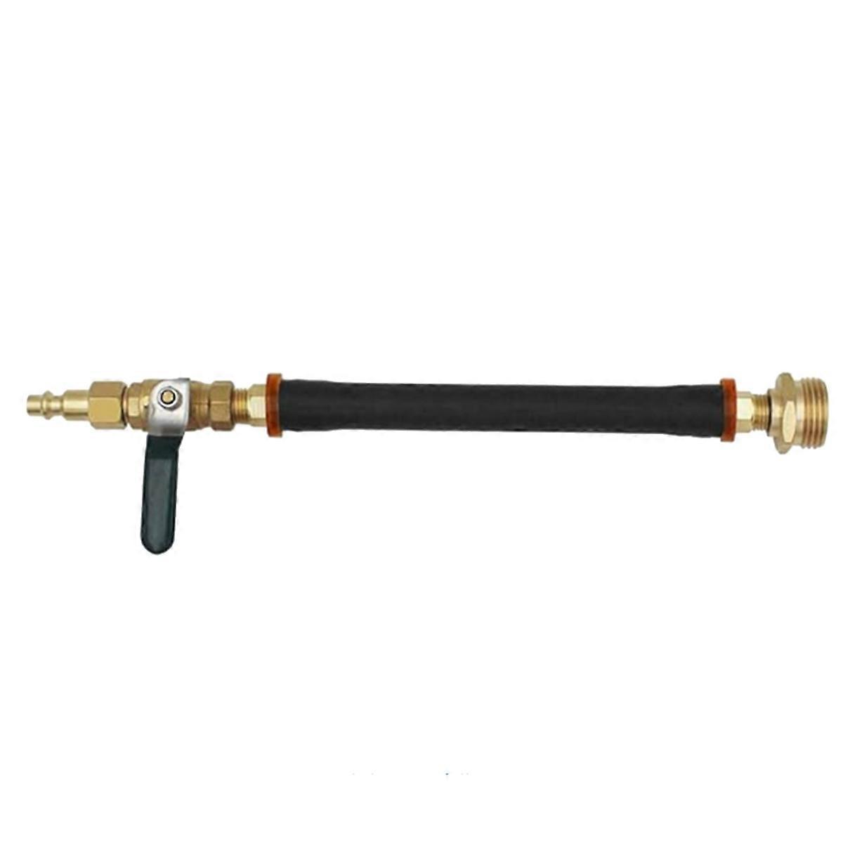 RV Winterize Sprinkler System Kit with 3/4inch-11 Male Hose Threads & 1/4inch Quick-Connect Plug for RV Boat