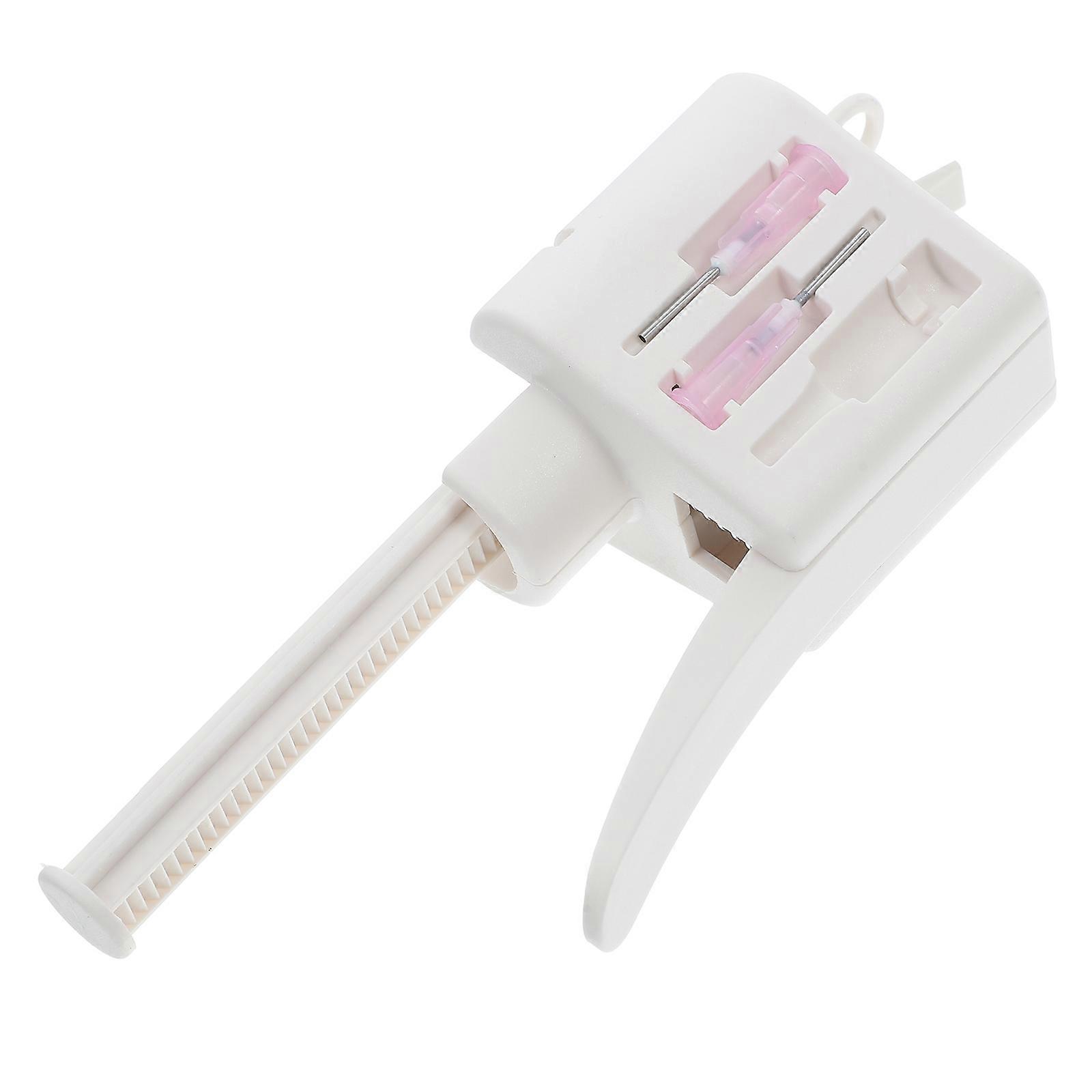 Manual Glue Dispenser for Phone Repair Home Use Portable Adhesive Applicator White Plastic 1 Set