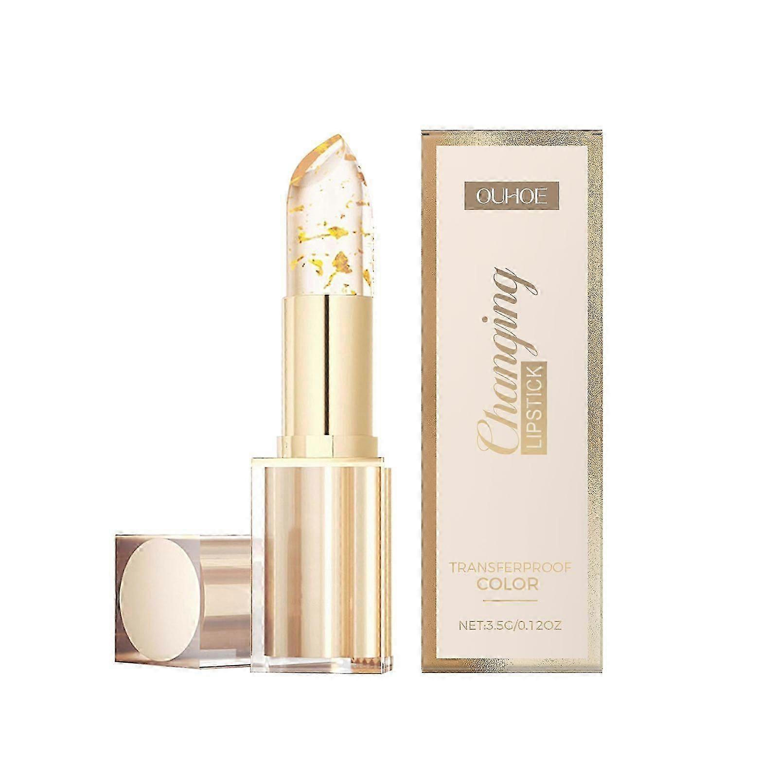 glossy lip gloss transferproof color changing lipstick