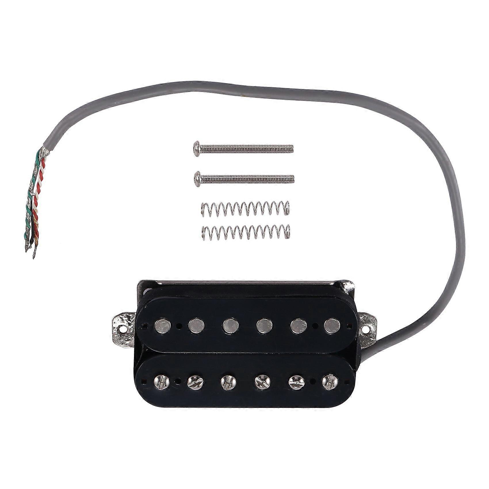 Electric Guitar Humbucker Pickups Bridge Alnico V Pickup Black