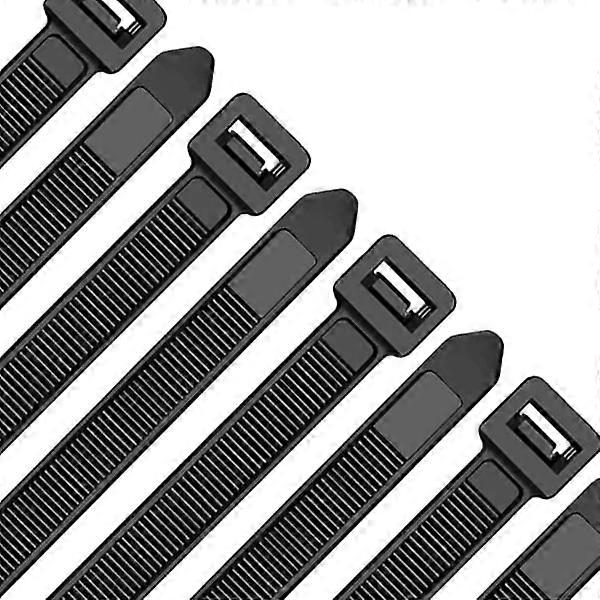 Black strong nylon plastic self-locking