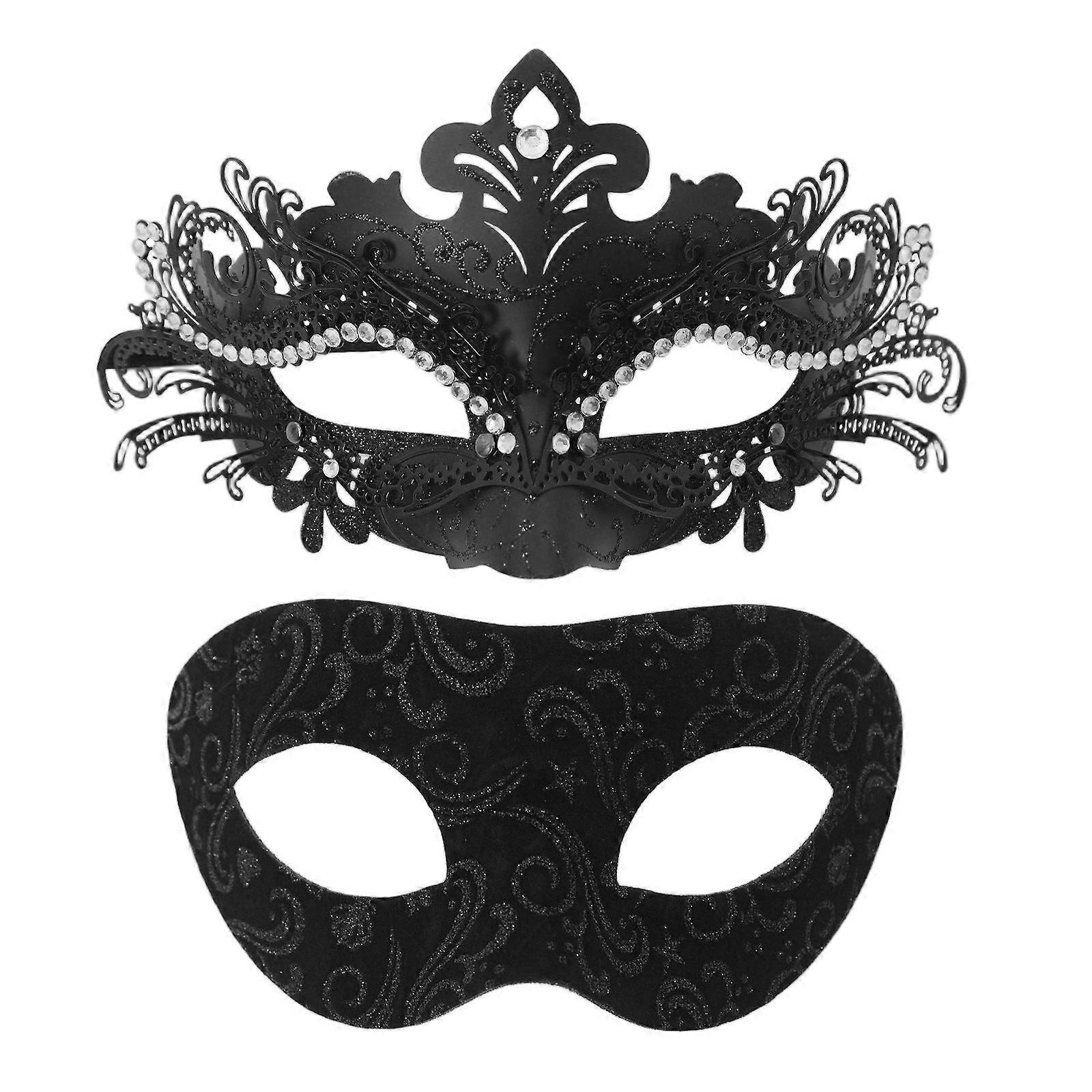 Masquerade masks, diamond-encrusted Zorro style, suitable for multiple scenarios
