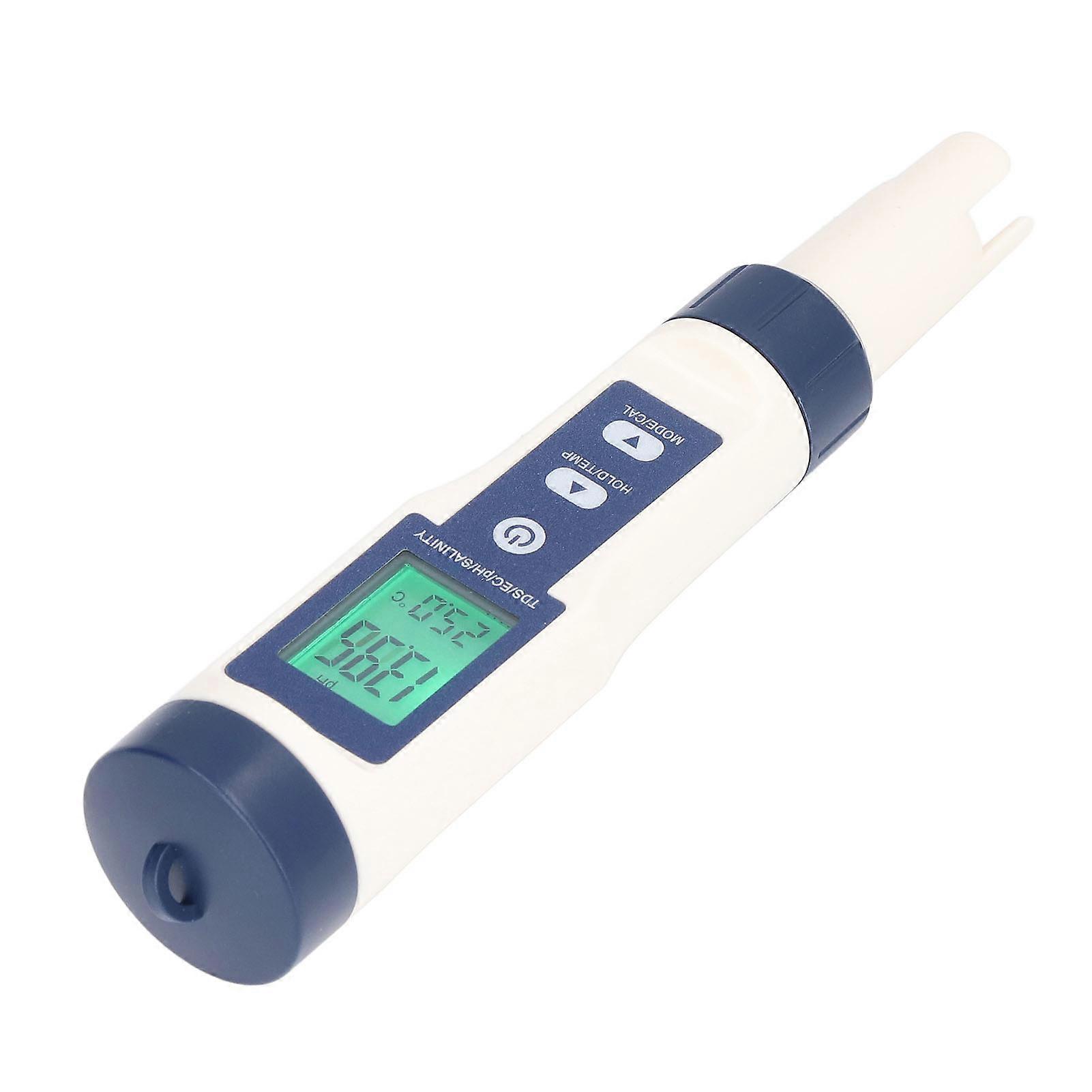 Digital 5-in-1 Water Quality Meter PH TDS Salinity Temp EC IP67