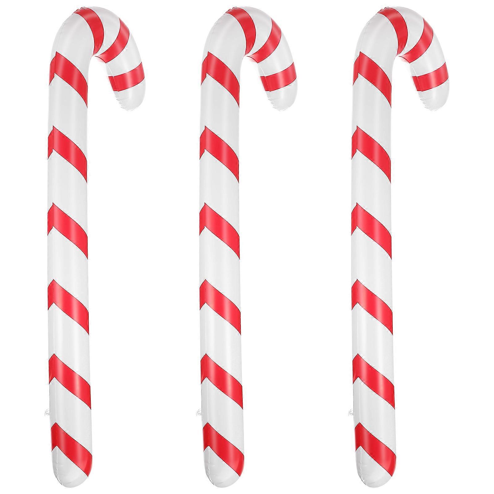 Inflation Walking Sticks Creative Decorative Crutches for Party Use 3Pcs