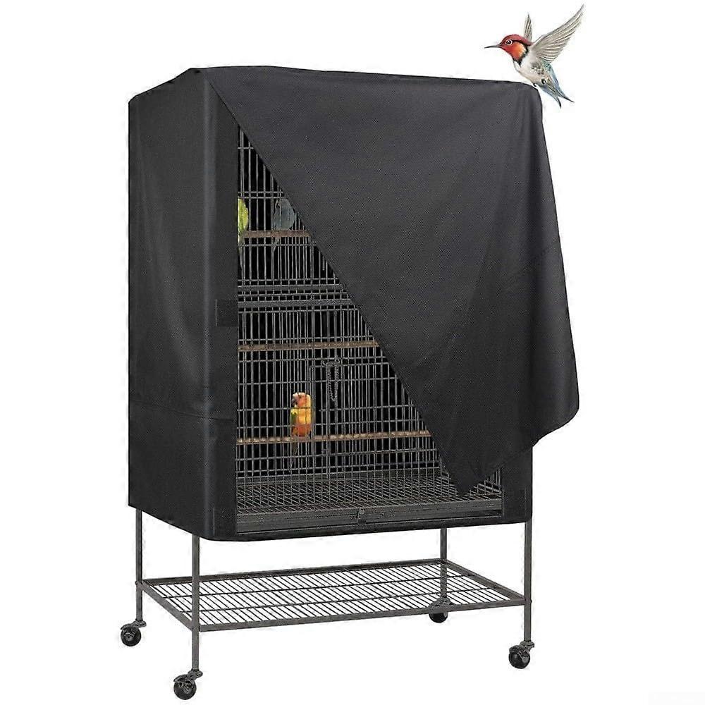 Bird Cage Cover Extra Large Blackout For Parakeets Budgies Macaws Square Cages 84x59x104cm