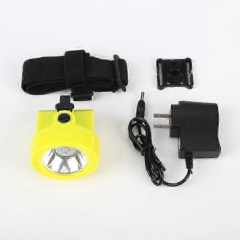 LED Mining Helmet Lamp, Rechargeable Headlight for Miners, Durable and Bright Work Light