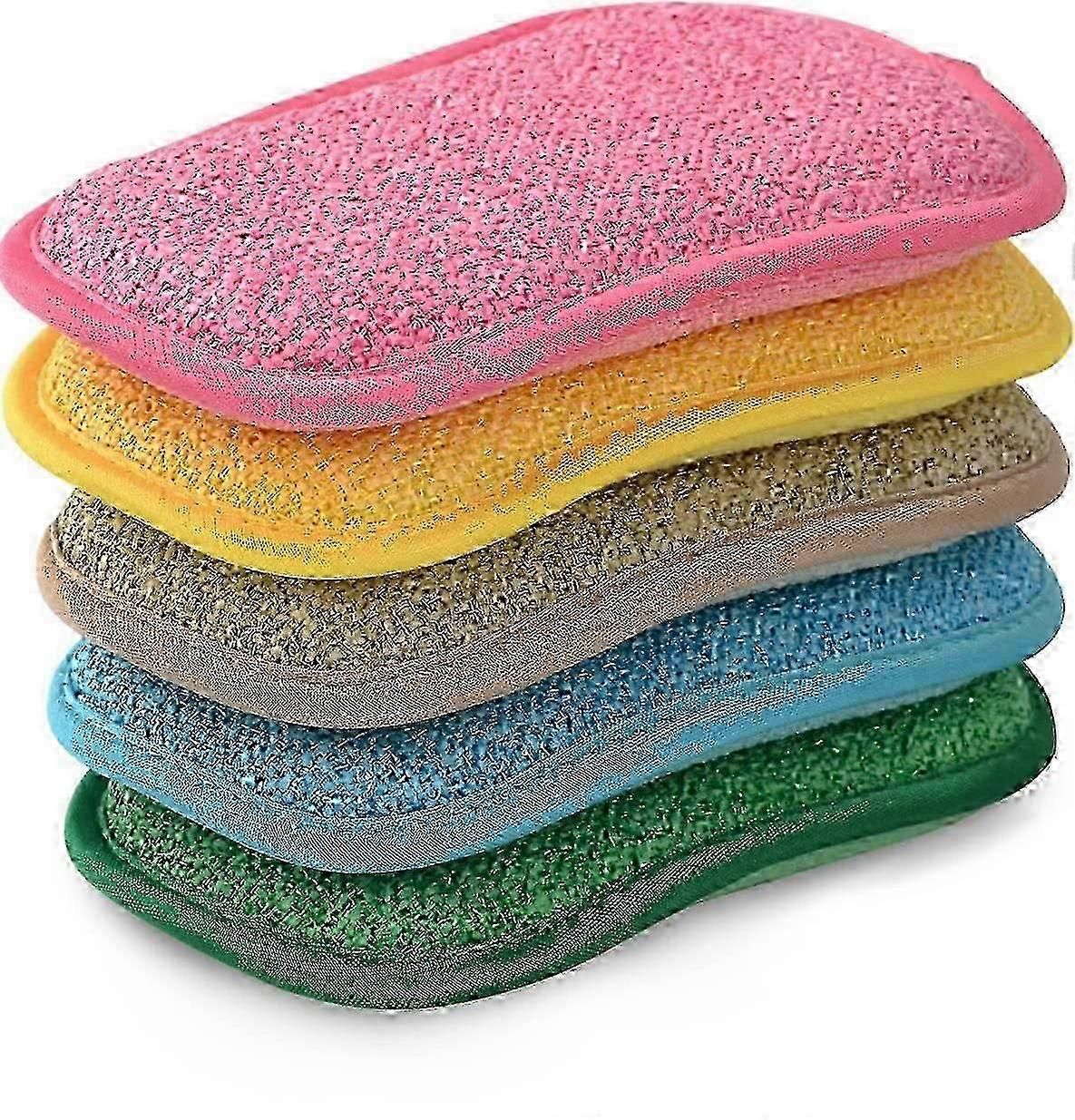 Optimized Kitchen Scrub Sponges: Multi-Purpose Microfiber for Non-Scratch Household Cleaning