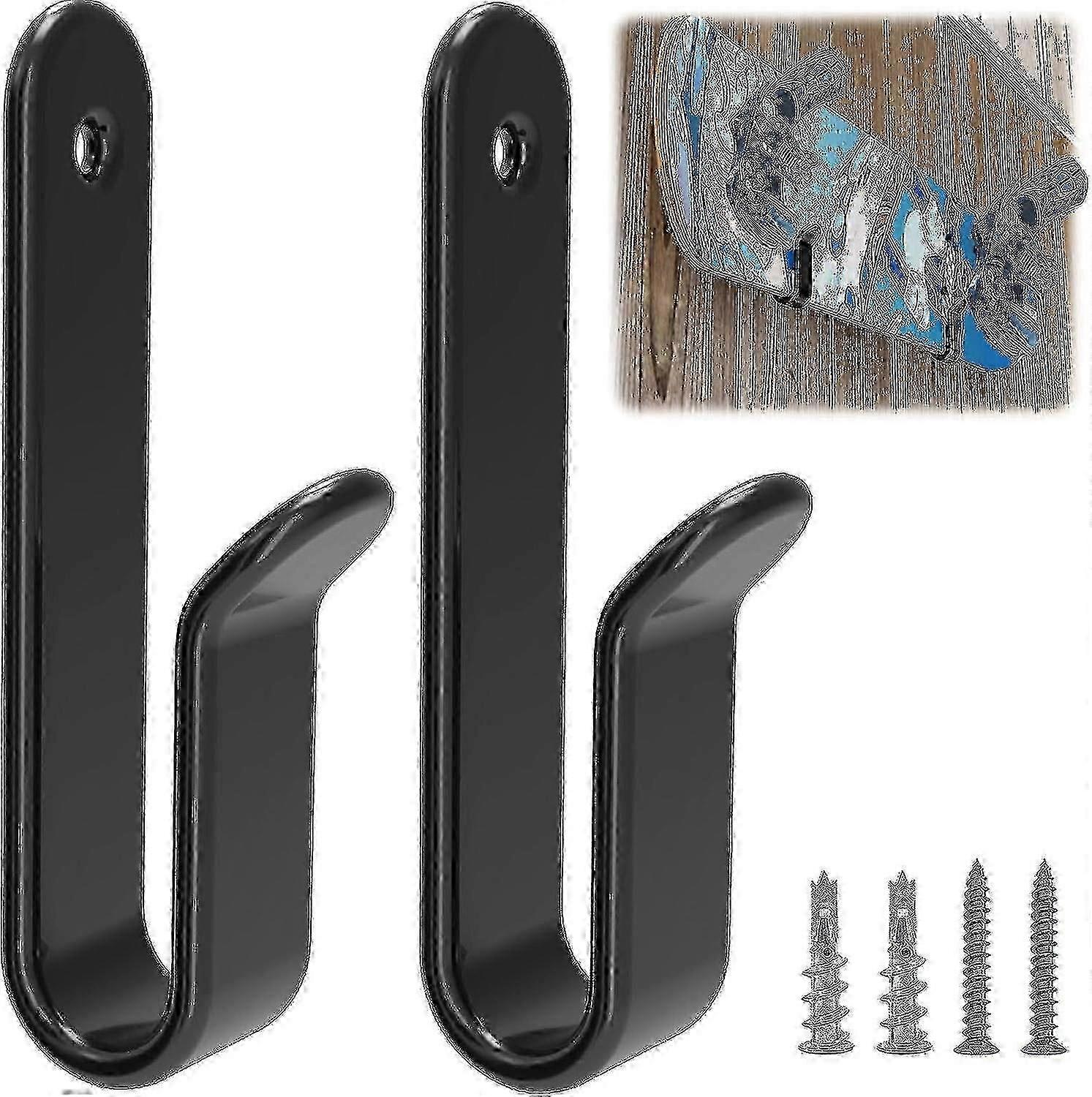 2pcs Horizontal Snowboard Wall Mount Clips, Snowboard Storage Skateboard Wall Mount Display Rack, Snowboard Display Wall Mount 10*2CM SZRH A-F