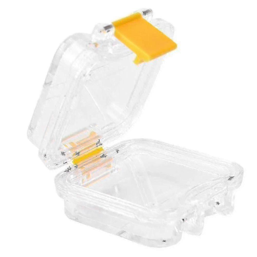 plastic denture tooth box 50pcs with film storage box