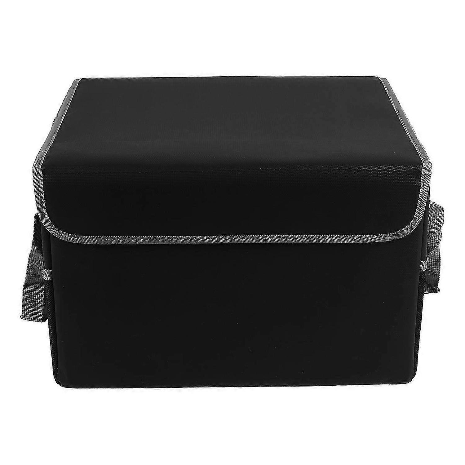 Fireproof File Box File Storage Box,Portable,for Letter/Legal Folder