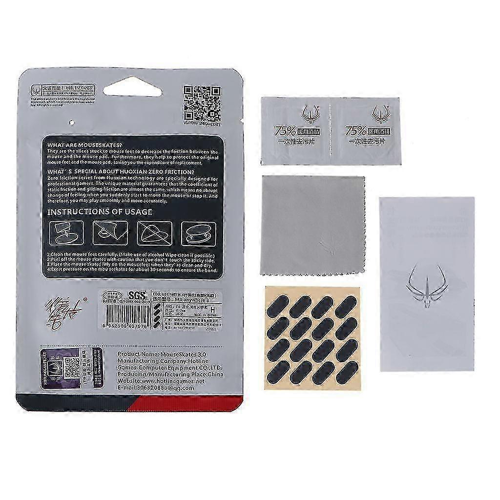 MX Anywhere 3 Maus Füße 4Sets Ersatz Mäuse füße Schwarz Hotline Spiel