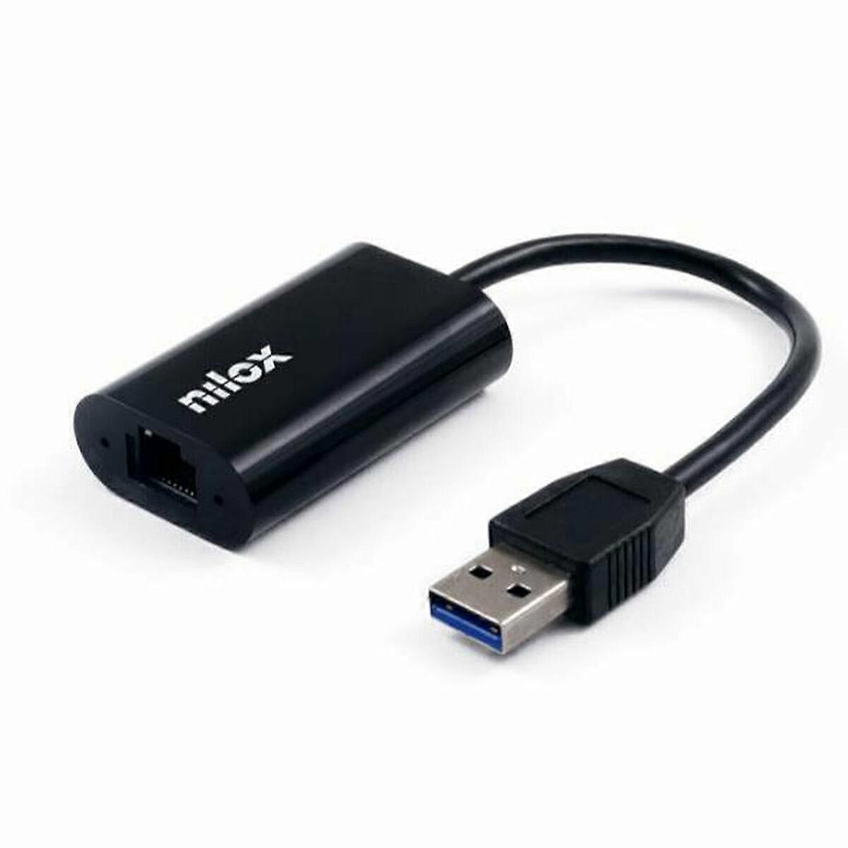 Cable adapter Nilox Ethernet (RJ-45) USB-A