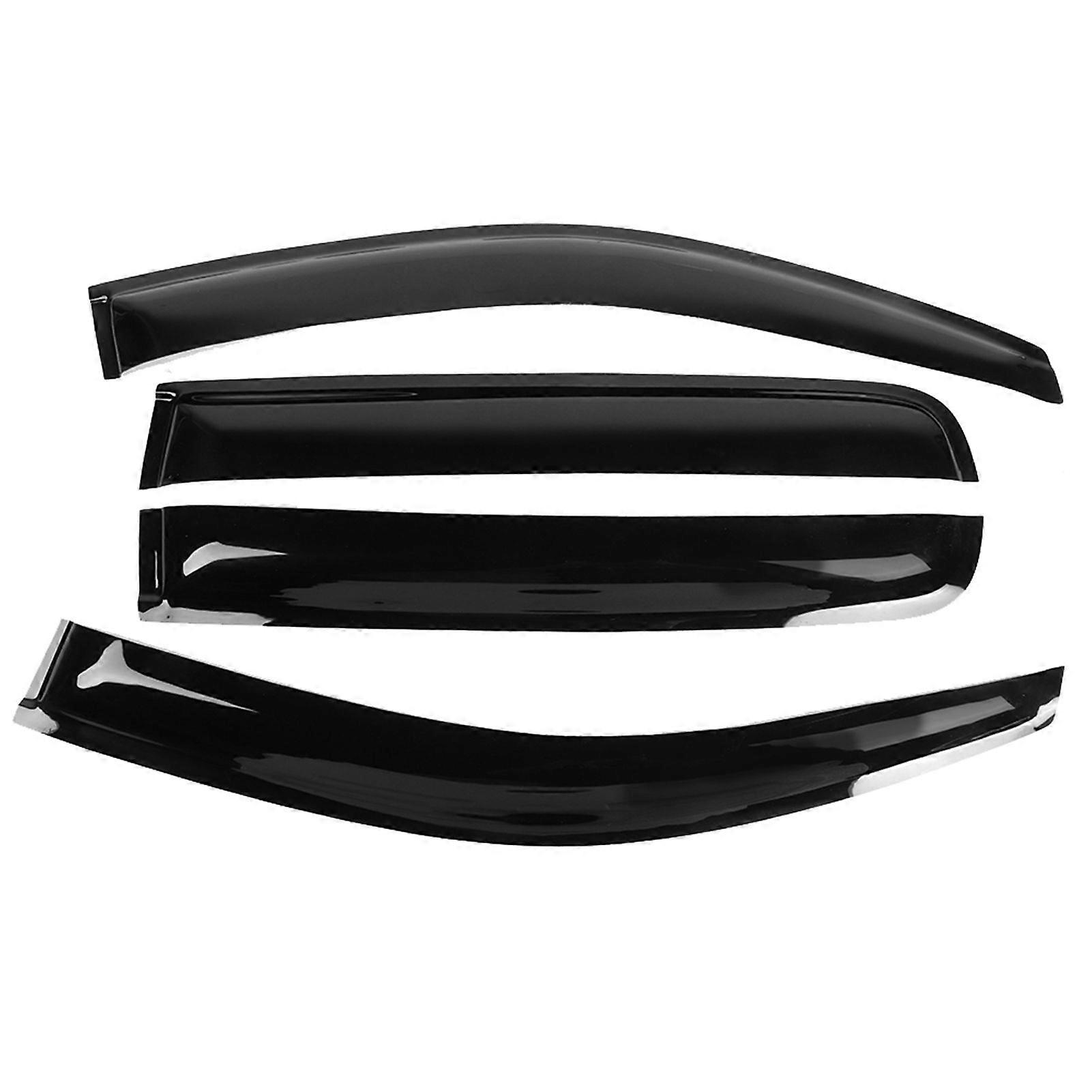 4pcs Window Rain Guard Reflector Visors Weather Shield Fit for Toyota Hilux Dual Cab 2005-2015