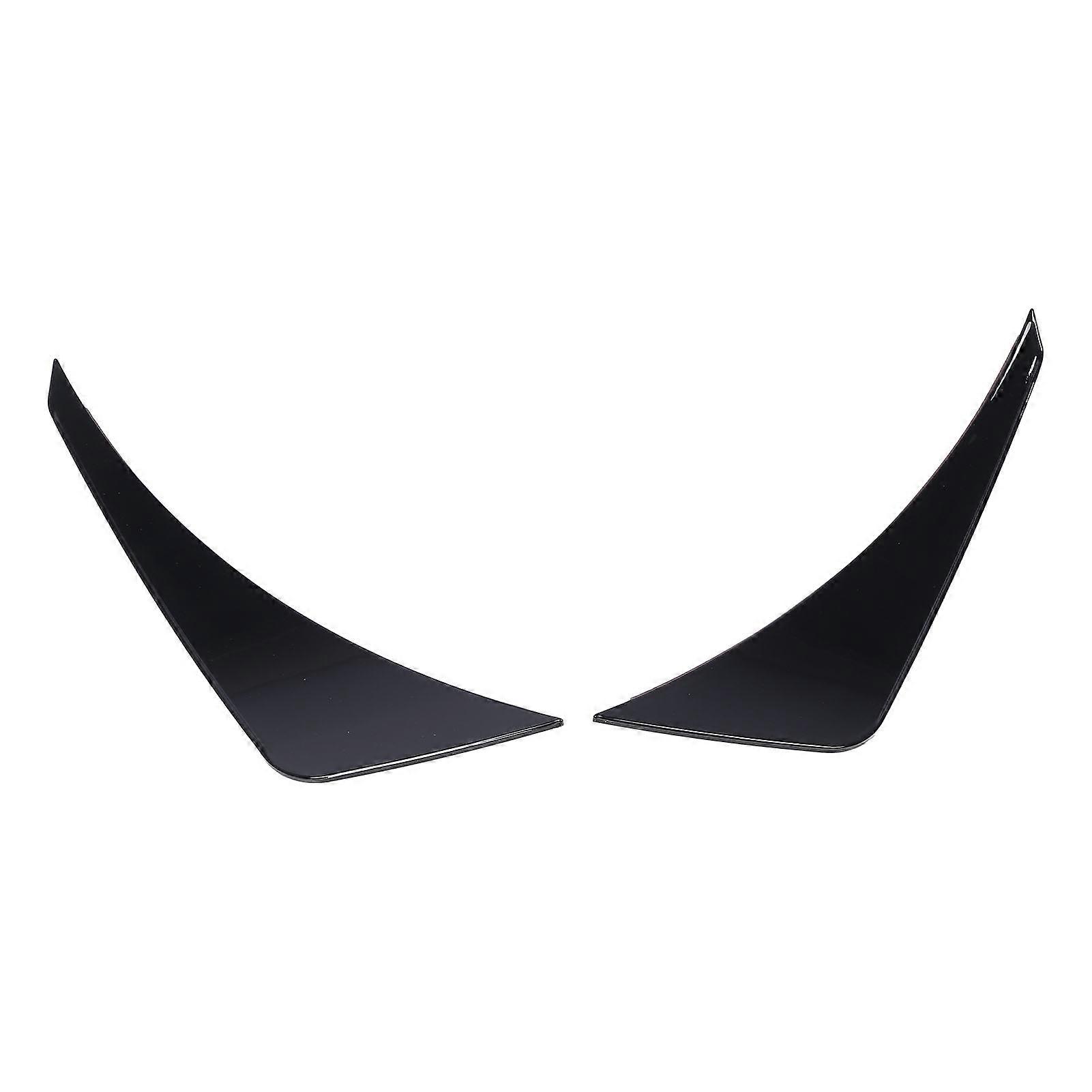 2 Pcs Front Bumper Side Spoiler ABS Glossy Black for ND 2016+