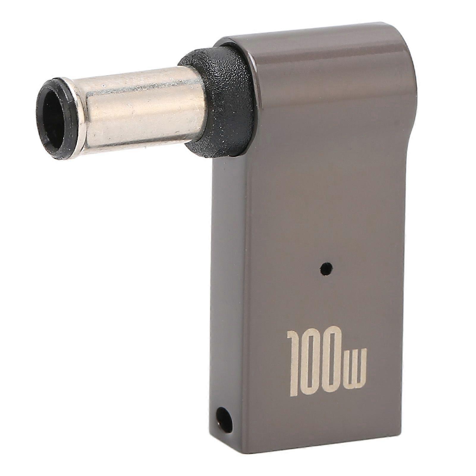 PD til DC-adapter til Lenovo bærbar 100W 5A Type C hun- til han-bærbar computer aluminiumslegering PD-opladningsadapter 6,0x1,4 mm