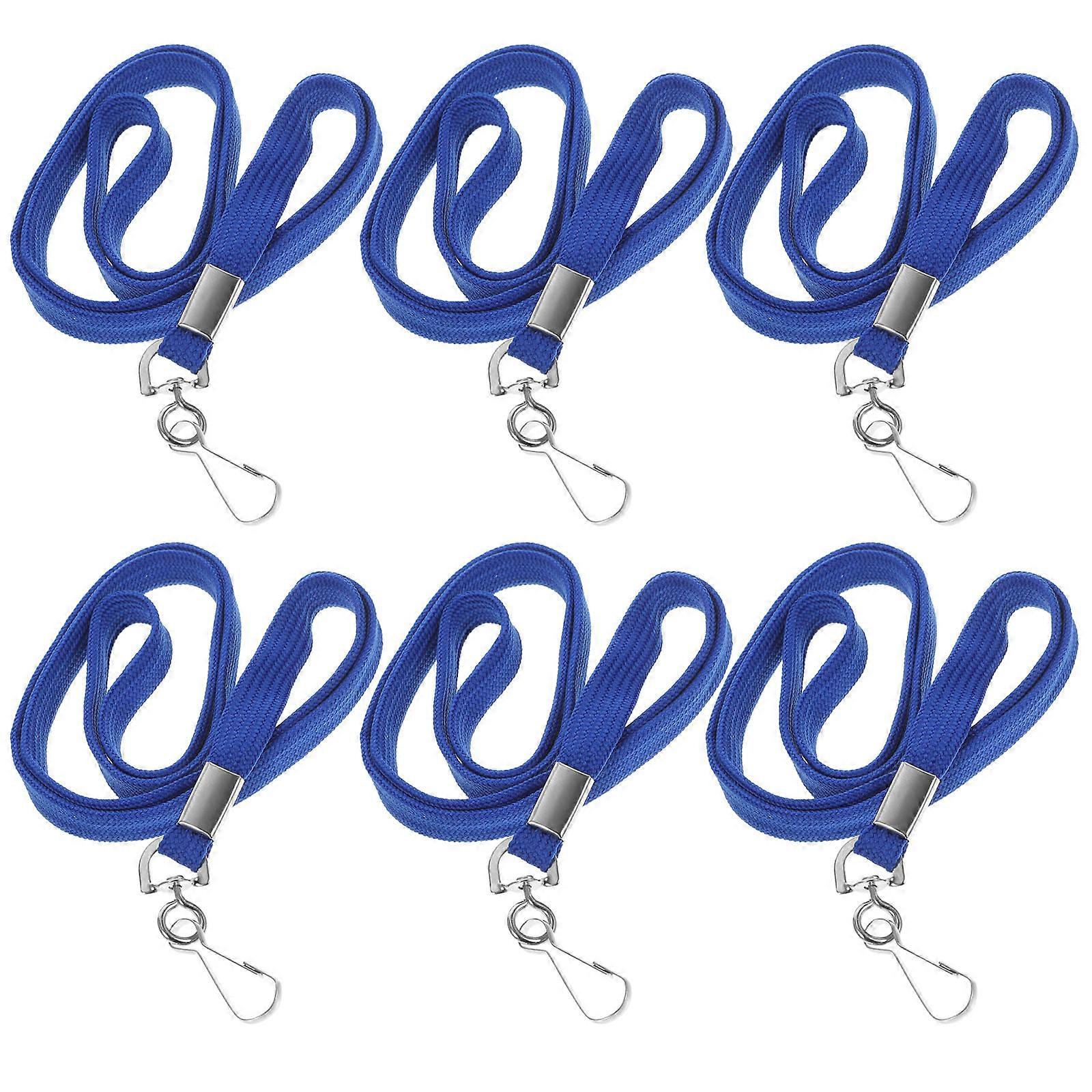 Chest Card Lanyard Neck Lanyard for Office Use 6Pcs Reusable Hanging Ropes
